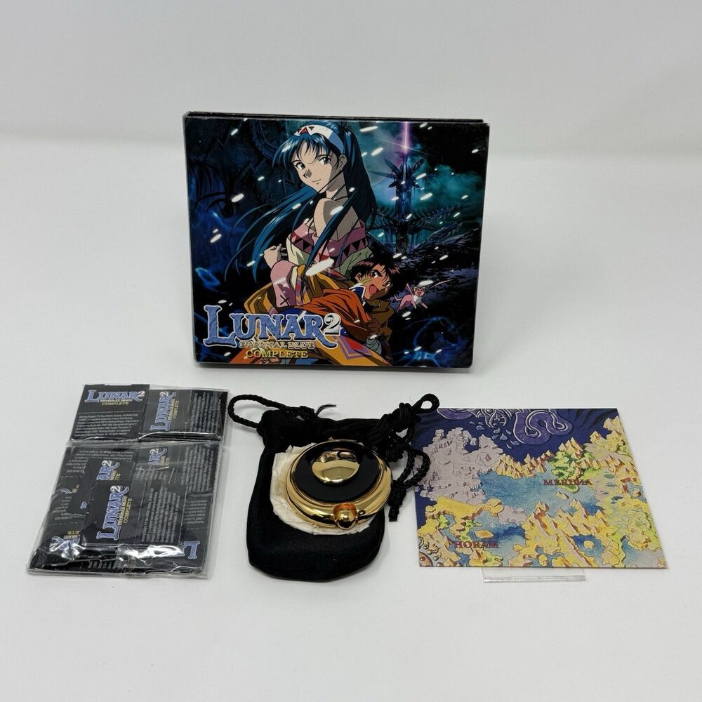 Lunar 2 Eternal Blue Omake Box Only Map Pendant Sony PlayStation PS1